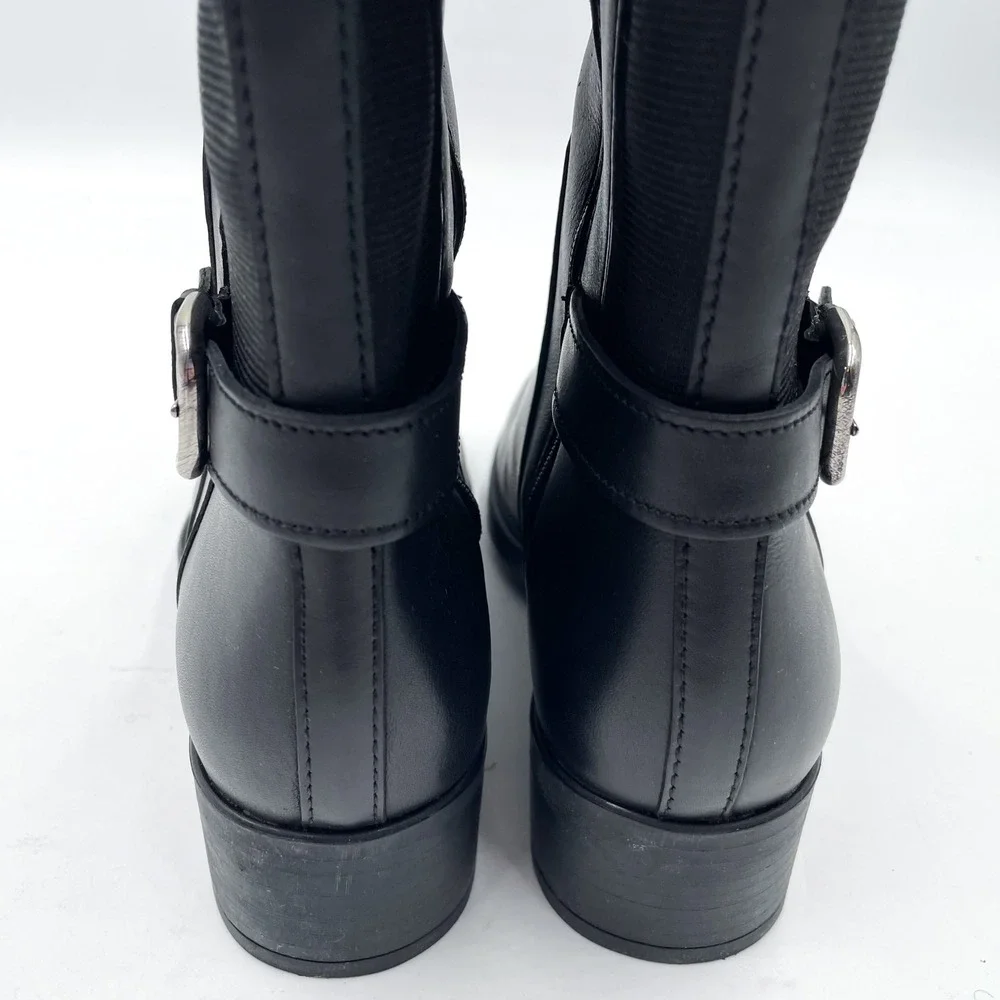La Canadienne Sefora Boots Black Leather‎ Knee High Riding Sz 6
